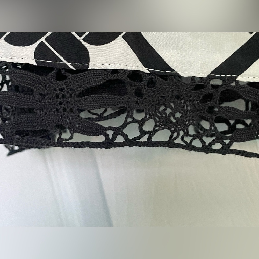 2/$38  100% Silk Skirt with Crochet Hem - Picture 5 of 7